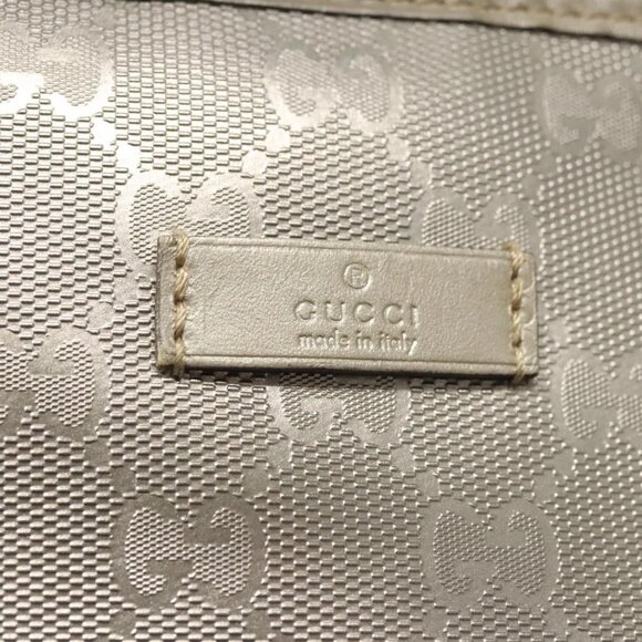 GUCCI GG Implementation Tote Bag Silver 197953 Auth 126051 - Picture 10 of 16